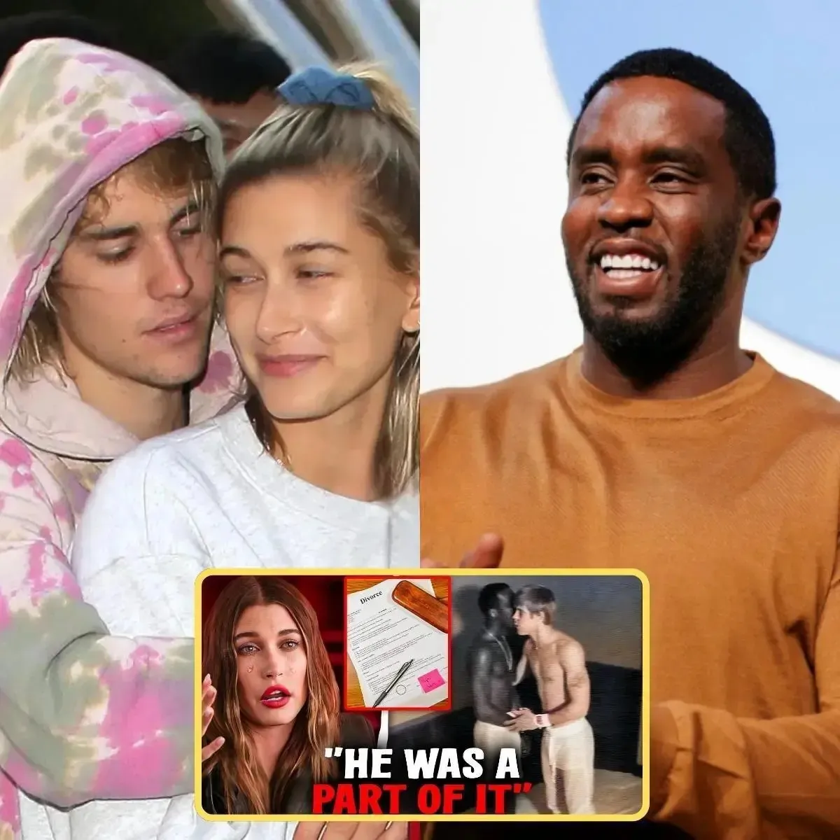 Cover Image for Hailey Bieber DEMANDE LE DIVORCE AVEC COLÈRE Justin Bieber juste après que CNN a divulgué une vidéo de Justin Bieber chez Diddy (VIDÉO)….Histoire complète👇