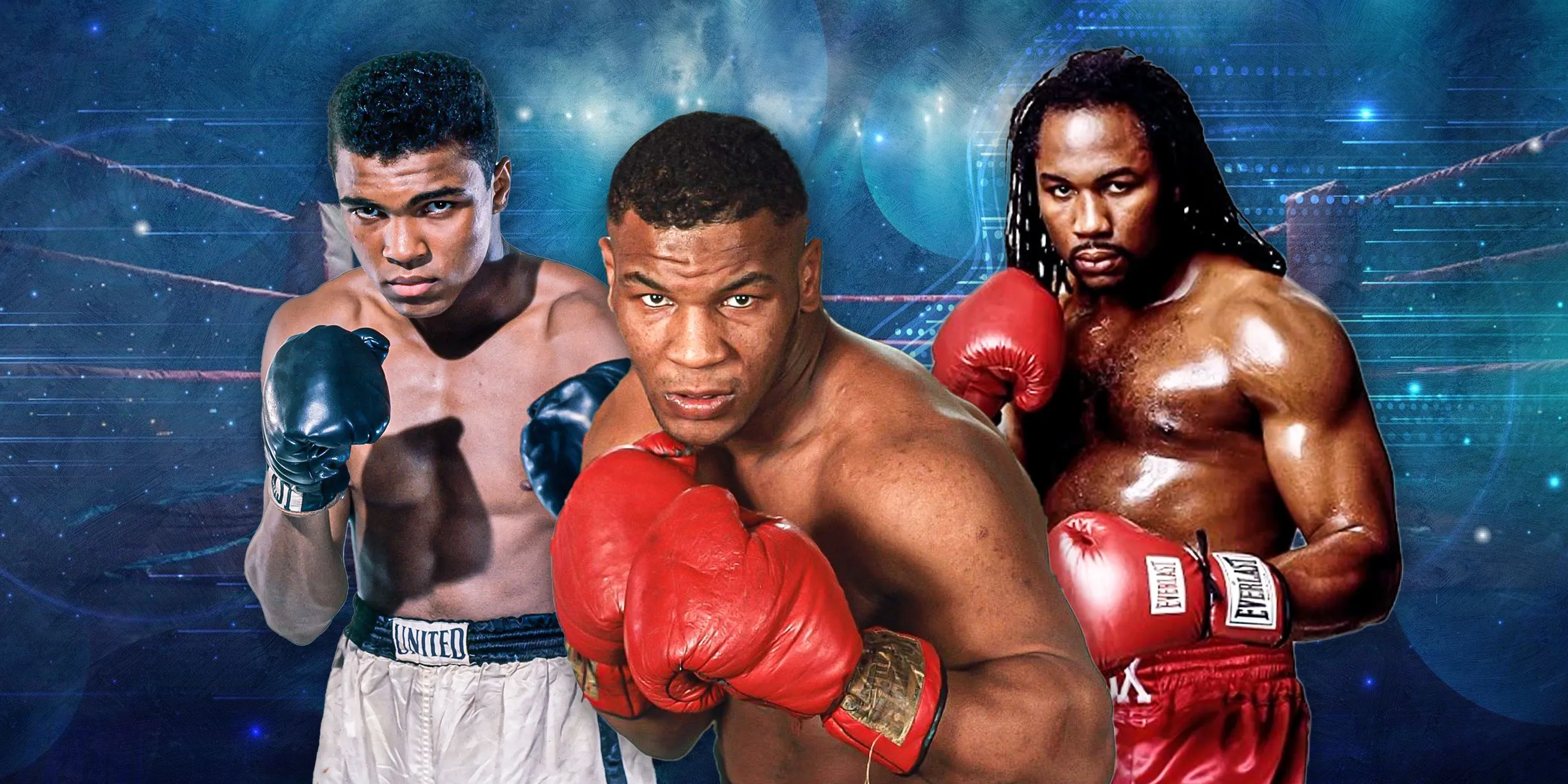 Muhammad Ali, Mike Tyson, and Lennox Lewis