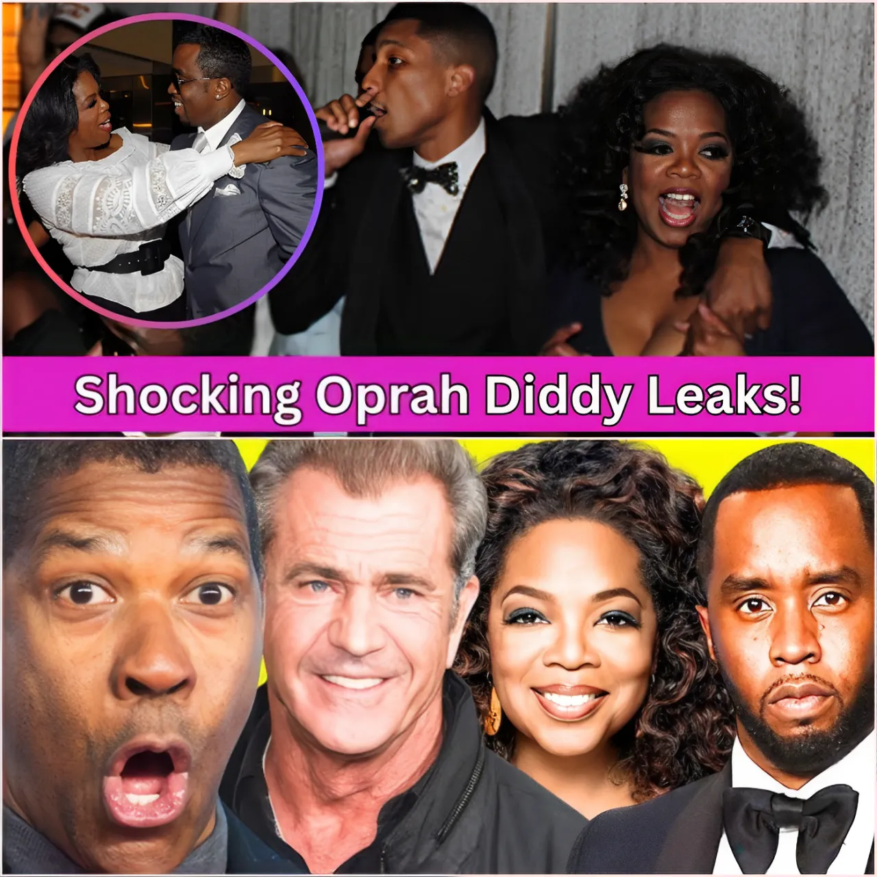 Cover Image for INCROYABLE ! Oprah Winfrey Sous le Choc Après les Révélations de Denzel Washington et Mel Gibson Concernant Diddy !