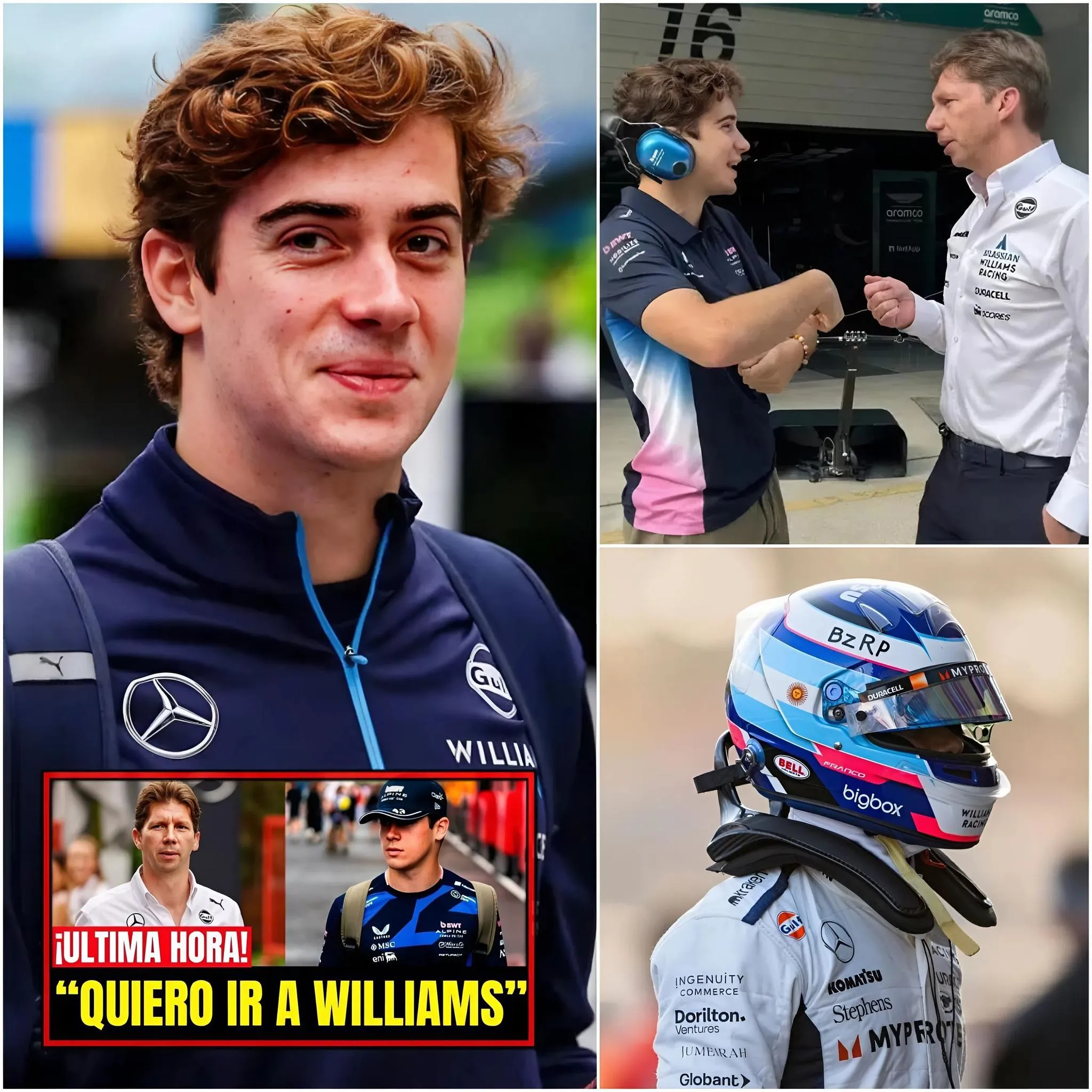 Cover Image for 10 MINUTE ¡REVELADO! COLAPINTO QUIERE ABANDONAR ALPINE Y REGRESAR A WILLIAMS
